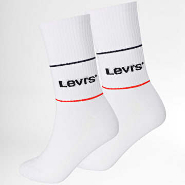 Levi's - Lot De 2 Paires De Chaussettes 701210567 Blanc