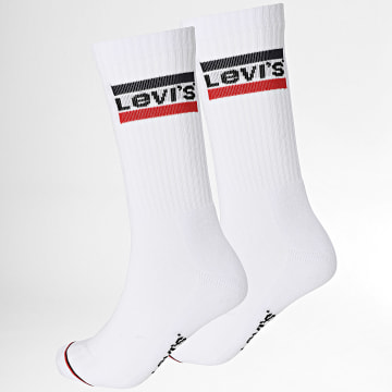 Levi's - Lot De 2 Paires De Chaussettes 901012001 Blanc
