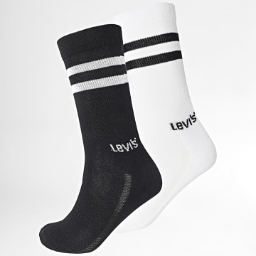 Levi's - Lot De 2 Paires De Chaussettes 701226930 Blanc Noir