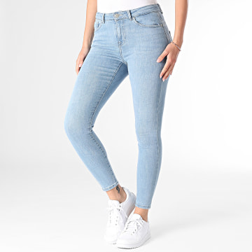 Only - Vaqueros pitillo de mujer en lavado azul