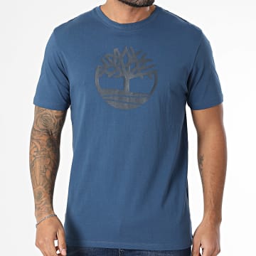 Timberland - Tee Shirt Tree Logo A2C2R Bleu Marine