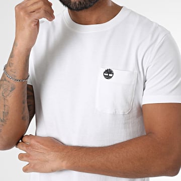 Timberland - Tee Shirt Poche Chest Pocket A2CQY Blanc