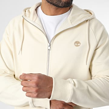 Timberland - Loopback A2F6Y Beige Kapuzenpullover mit Reißverschluss