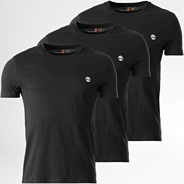 Timberland - Set van 3 Dustan Slim T-shirts A6GH1 Zwart