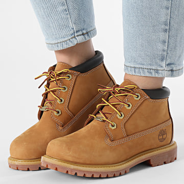 Timberland - Stivali Nellie Mid Lace Waterproof Chukka 123399 Wheat Donna