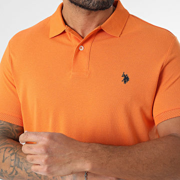 US Polo ASSN - Polo Manches Courtes US197001 Orange
