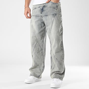 2Y Premium - Vaqueros Baggy Fit Beige Azul