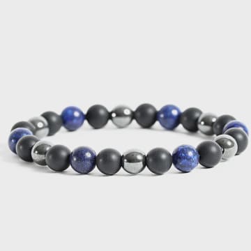 California Jewels - Pulsera Negro Azul Marino