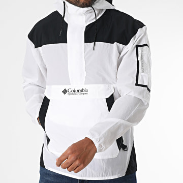 Columbia - Coupe-Vent Capuche Challenger 2117001 Blanc Noir