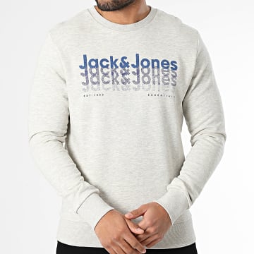 Jack And Jones - Sweat Crewneck Tex Beige Chiné