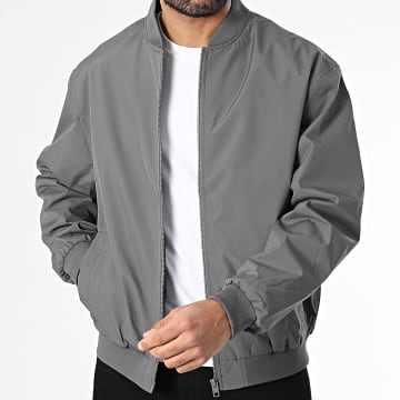 Jack And Jones - Bomberjacke Charge Grau Anthrazit