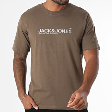 Jack And Jones - Camiseta Dynamic Branding Marrón