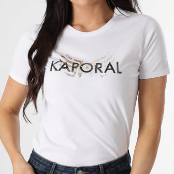 Kaporal - Tee Shirt Femme Eloa Blanc