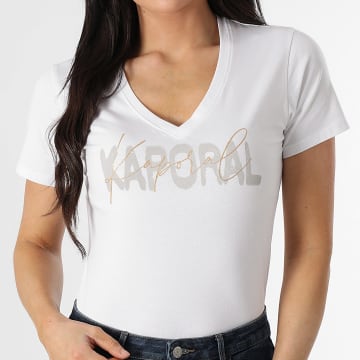Kaporal - Tee Shirt Femme Vasic Blanc