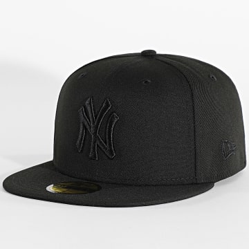 New Era - Gorra Ajustada Negro Sobre Negro 59Fifty NY Yankees 10000103 Negro
