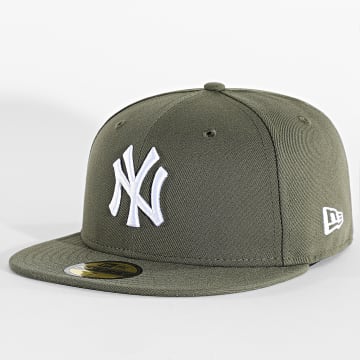New Era - Gorra ajustada Nos League Essential 59Fifty NY Yankees 60424309 Verde caqui