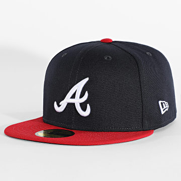New Era - Acperf Emea 59Fifty Gorra Atlanta Braves 12572848 Azul Marino Rojo