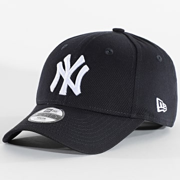 New Era - Gorra de niño 940 MLB League Basic NY 10877283 Azul Marino Blanco