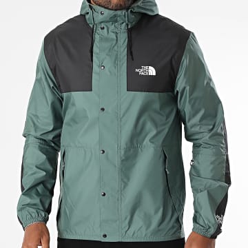 The North Face - Cortavientos Capucha Moutain A5IG3 Verde Negro