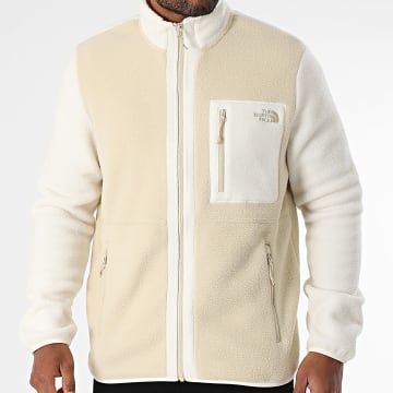 The North Face - Chaqueta polar con cremallera Yumiori A883R Beige