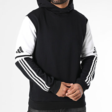Adidas Sportswear - Sweat Capuche SQ25 JE2776 Noir Blanc
