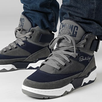 Ewing Athletics - Ewing 33 Hi 1BM02603 Quiet Shade Maritime Blue Hi-Top Sneakers