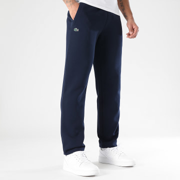 Lacoste - Pantalón de chándal con logo de cocodrilo azul marino