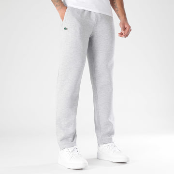 Lacoste - Pantalón de chándal con logo de cocodrilo Gris jaspeado