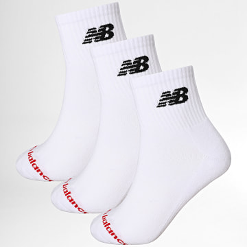 New Balance - Lote de 3 Pares de Calcetines LAS51303 Blanco