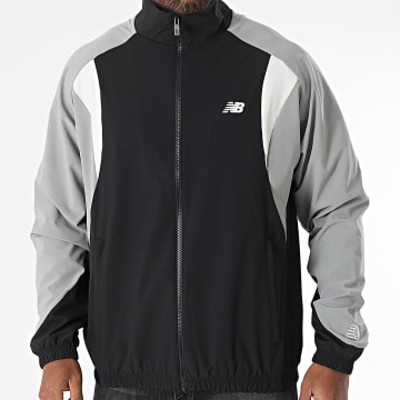 New Balance - Veste Zippée MJ51601 Noir Gris