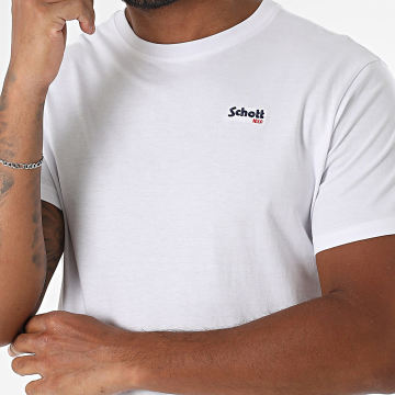 Schott NYC - Camiseta casual blanca