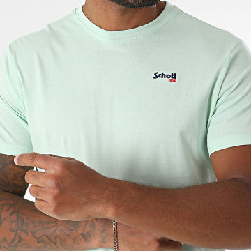 Schott NYC - Camiseta casual verde claro