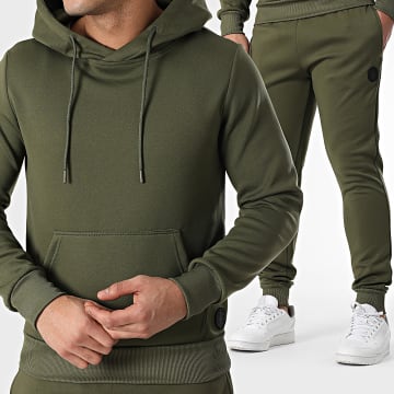 Zelys Paris - Ensemble De Survetement Vert Kaki
