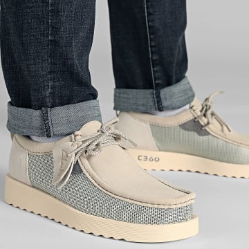 Clarks - Scarpe Wallabee FTR2 Lo Bianco