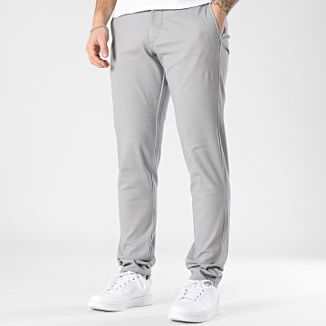 JJREBEL - Pantaloni chino slim grigi Michael