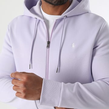 Polo Ralph Lauren - Sweat Zippé Capuche Original Player Violet