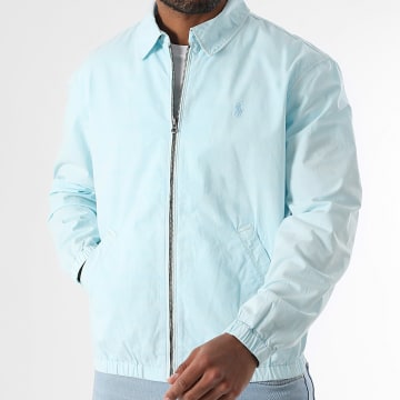 Polo Ralph Lauren - Veste Zippée Original Player Bleu Clair
