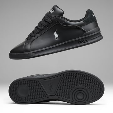 Polo Ralph Lauren - Heritage Court II Preto Cinzento Sapatilhas