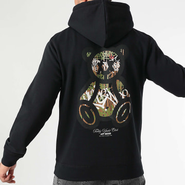 Teddy Yacht Club - Sweat Capuche Art Series Travis Kaki Noir
