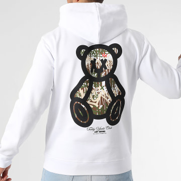 Teddy Yacht Club - Sweat Capuche Art Series Travis Kaki Blanc