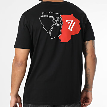77 DEGRÉS - Departement Oversize Tee Shirt Negro