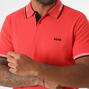 BOSS - Polo de manga corta Paul Slim 50506193 Rojo
