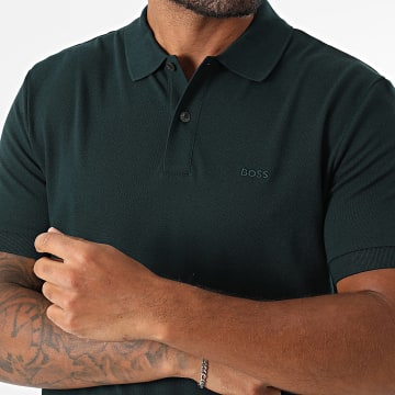 BOSS - Polo de manga corta Pallas 50468362 Verde botella