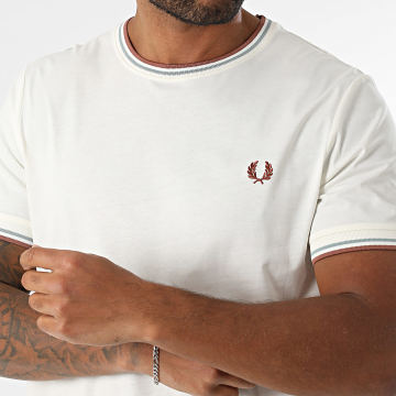 Fred Perry - Camiseta Twin Tipped M1588 Beige Claro