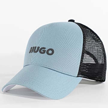 HUGO - Casquette Trucker Marsel 50543344 Bleu Clair Noir