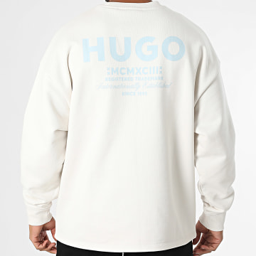 Hugo Azul - Sudadera de cuello redondo Nazardo 50510724 Blanco