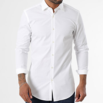 HUGO - Chemise Manches Longues Slim Jenno 50289499 Blanc