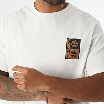 Timberland - T-Shirt Double T A2HBT Ecru
