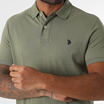 US Polo ASSN - Polo Manches Courtes US197001 Vert Kaki