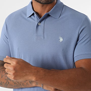US Polo ASSN - Polo Manches Courtes US197001 Bleu Clair